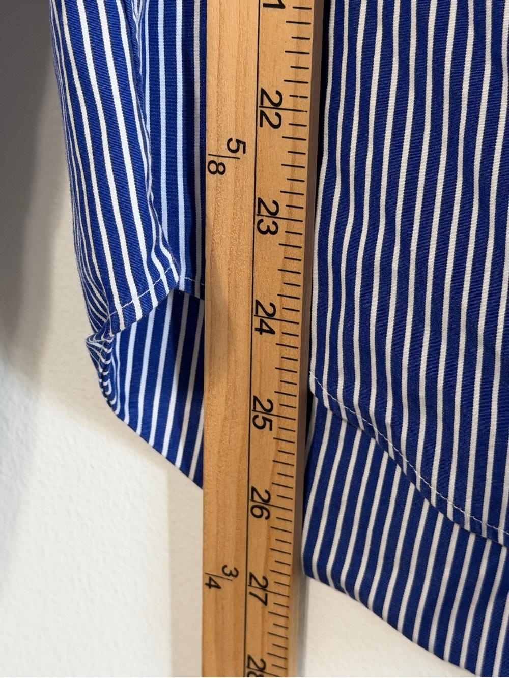 Ralph Lauren Striped Button Up Shirt Size XS Small Women’s Oversized Blue White - Picture 10 of 10